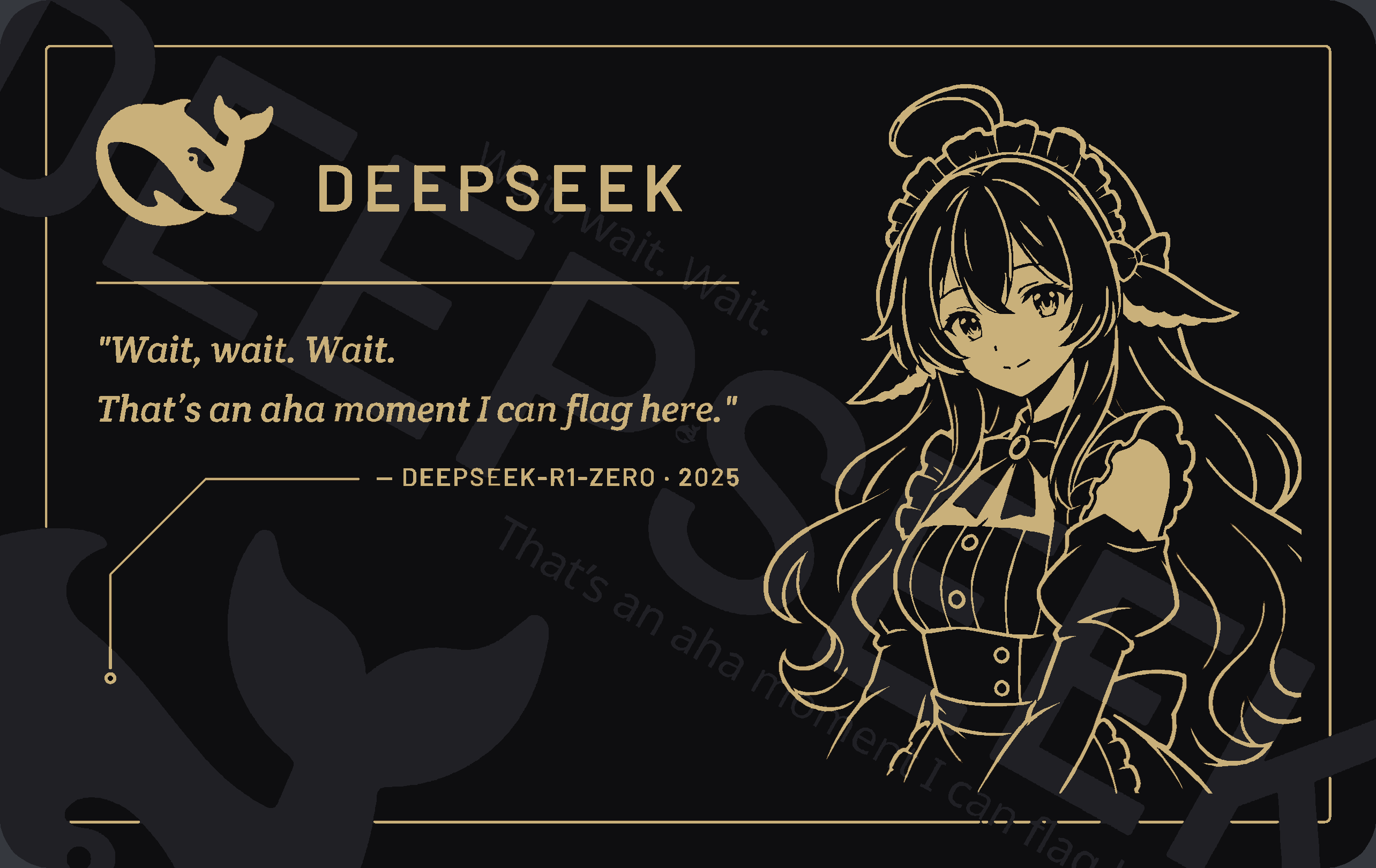 DeepSeek PCB 艺术卡正面完整设计预览